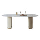 Traditional Luxury Oval Dining Table Sintered Stone Table with White Double Pedestal Clearhalo ' dining_table' 'Dining Tables & Seating' 'Dining Tables' 'furn' 'furn_dining_table' 'Furniture' 'furniture_dining_table' 'Kitchen & Dining Furniture' 'kitchen&dining_furn' 'kitchen' 'kitchen_dining_table' 1200x1200_455c76a6-3622-4508-a05d-dd60443c59e4
