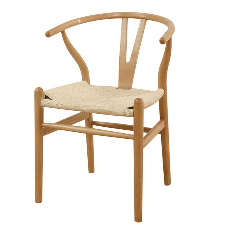 Zeitgenössische massive Holzmöbel 1/2/5/7 PCs Esszimmertisch in Natur