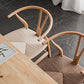 Scandinavian Style Wood Dining Chair Dining Room Wishbone Chair with Arm Clearhalo ' kitchen&dining_furn' 'Dining Chairs' 'Dining Tables & Seating' 'dining_chair' 'furn' 'furn_dining_chair' 'Furniture' 'furniture_dining_chair' 'Kitchen & Dining Furniture' 'kitchen' 1200x1200_45685d12-3c96-4e0f-914e-d01829a45878