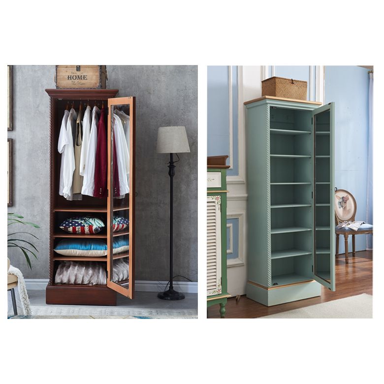 Armoire de rangement en bois de bouleau traditionnel armoire finale mate pour la maison