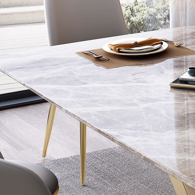 Luxury 1/2/5/7 Pieces Grey Dining Set Sintered Stone Dining Table Set with Leather Chairs Clearhalo 'Dining Room Sets' 'Dining Tables & Seating' 'dining_room_set' 'furn' 'furn_dining_room_set' 'Furniture' 'furniture_dining_room_set' 'Kitchen & Dining Furniture' 'kitchen&dining_furn' 'kitchen' 1200x1200_456b8c52-5c4e-446d-a9be-2c662b9be16a