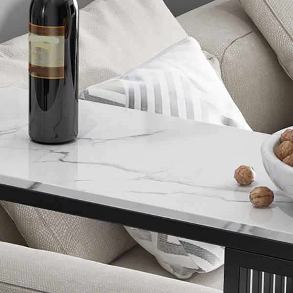 Rectangle Stone Bar Dining Table Contemporary Bar Table with Sled Base Clearhalo 'Bar Furniture' 'Bar Tables' 'bar_tables' 'furn' 'furn_bar_tables' 'Furniture' 'furniture_bar_tables' 'Kitchen & Dining Furniture' 1200x1200_4571e351-2c6b-4ac6-a7a7-525a2d0d1bd3