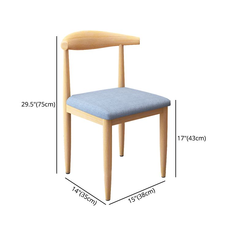 Contemporary Style Metal Chair Set Kitchen Dining Open Back Side Chairs Clearhalo ' kitchen&dining_furn' 'Dining Chairs' 'Dining Tables & Seating' 'dining_chair' 'furn' 'furn_dining_chair' 'Furniture' 'furniture_dining_chair' 'Kitchen & Dining Furniture' 'kitchen' 1200x1200_4577d863-1502-4a8c-8385-26ed98aa176a