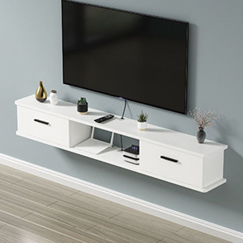 Contemporary Media Console Wooden TV Stand Console with Doors Clearhalo 'furn' 'furn_tv_stands_entertainment_centers' 'Furniture' 'Living Room Furniture' 'TV Stands & Entertainment Centers' 'TV Stands & Media Storage Furniture' 'tv_stands_entertainment_centers' 1200x1200_4579fc78-6324-405c-86be-131e8e0b73e3
