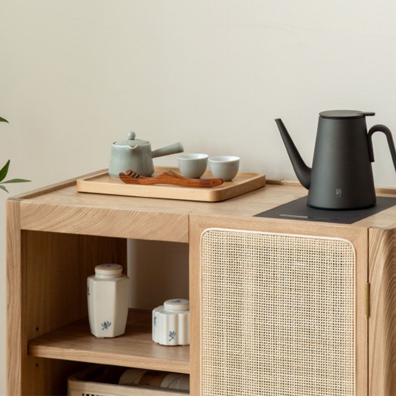 Sideboard moderno a buffet laboard in legno massiccio con porta per sala da pranzo
