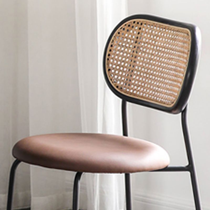 Armless Dining Chairs Industrial Kitchen Side Chairs for Dining Room Clearhalo 'Dining Chairs' 'Dining Tables & Seating' 'dining_chair' 'furn' 'furn_dining_chair' 'Furniture' 'Kitchen & Dining Furniture' 1200x1200_457c0896-062e-4052-ad24-307f76940536