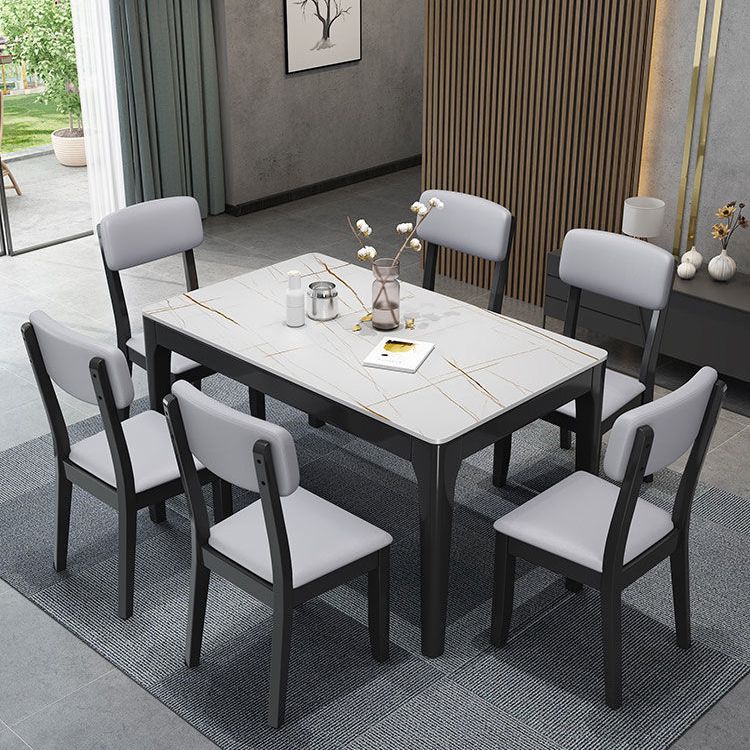 Glam Wood Chair Open Back Dining Side Chair for Dining Room with Upholstered Clearhalo 'Dining Chairs' 'Dining Tables & Seating' 'dining_chair' 'furn' 'furn_dining_chair' 'Furniture' 'furniture_dining_chair' 'Kitchen & Dining Furniture' 1200x1200_457e2971-b30b-410a-8f51-ecc75f3bfddf