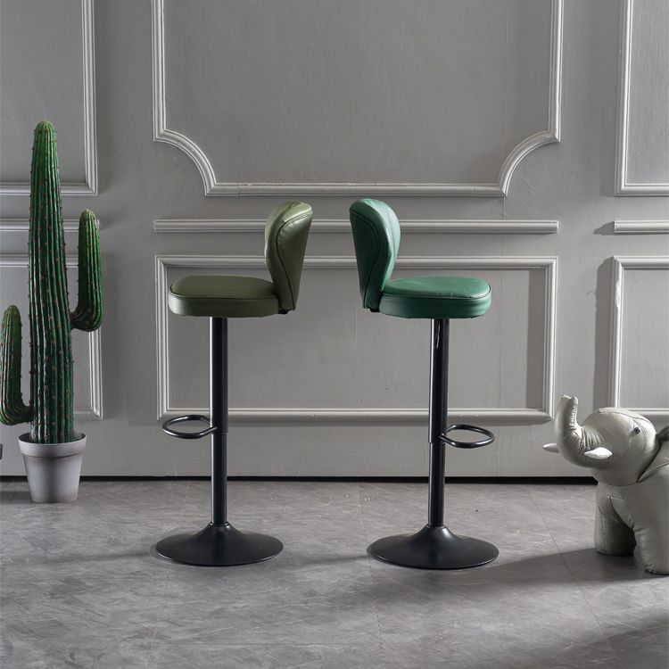 Taburete de bar elevable moderno, taburete de bar de metal con patas de metal para restaurante