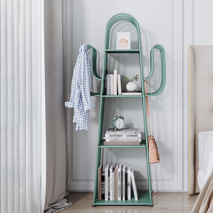 Closed Back Metal Bookshelf Scandinavian Style Bookcase for Home Office Clearhalo 'Bookcases' 'furn' 'furn_bookcases' 'Furniture' 'furniture_bookcases' 'kitchen' 'kitchen_bookcases' 'Living Room Furniture' 'Office Furniture' 1200x1200_457fa101-7e0f-4267-9982-bd8bdfa327fb