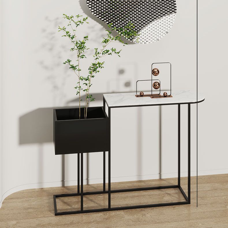 Tavolo console in metallo glam tavolo divano console in pietra con spazio per la sala