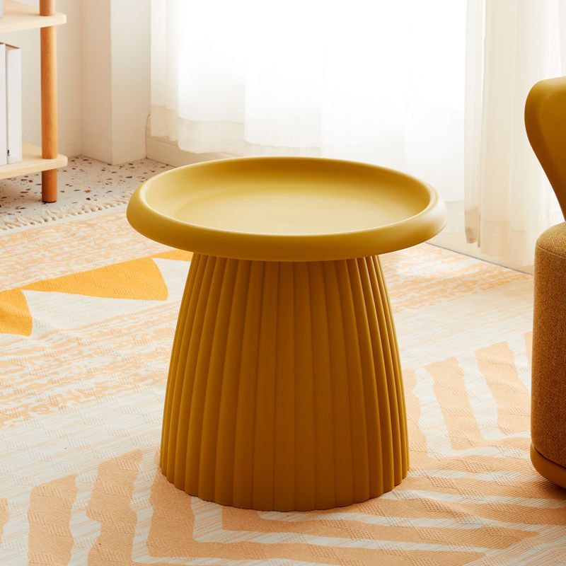 Modern Style Cocktail Table Acrylic Material Multi-color Selection Round Coffee Table