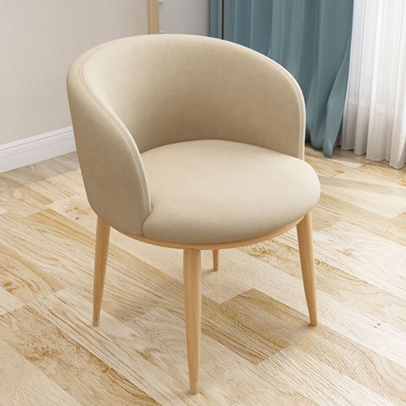 Home Contemporary Arm Chair Parsons Back Metal Upholstered Dining Room Chair Clearhalo ' kitchen&dining_furn' 'Dining Chairs' 'Dining Tables & Seating' 'dining_chair' 'furn' 'furn_dining_chair' 'Furniture' 'furniture_dining_chair' 'Kitchen & Dining Furniture' 'kitchen' 1200x1200_4581f99c-04f5-4e2a-a668-deb8e4094d65