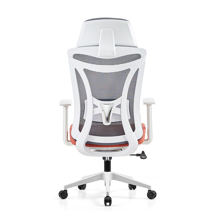 Modern Adjustable Arms Chair with Wheels Mesh-back Task Chair Clearhalo 'furn' 'furn_office_chair' 'Furniture' 'Office Chairs' 'Office Furniture' 'office_chair' 1200x1200_45829459-5f1c-4a58-a13b-c579e36602d7