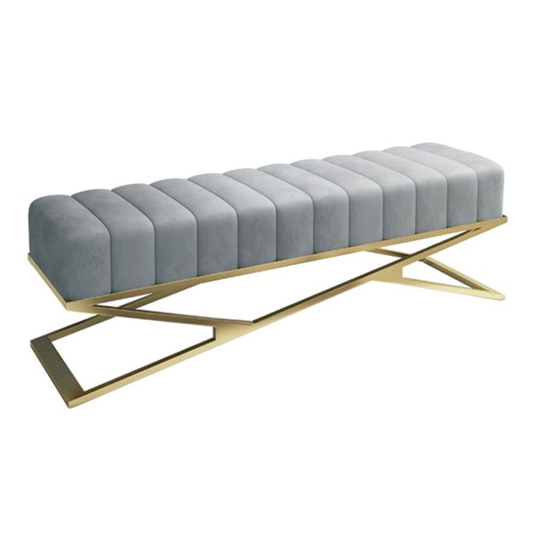14.96 Inch H Glam Seating Bench Foam Cushioned Bench for Bedroom Clearhalo 'Benches' 'Chairs & Seating' 'furn' 'furn_benches' 'Furniture' 'Living Room Furniture' 1200x1200_45872828-8742-4e05-8375-1a44c84cee86