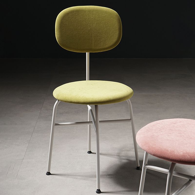 Contemporary Style Dining Chair Dining Armless Side Chair with Metal Legs Clearhalo ' kitchen&dining_furn' 'Dining Chairs' 'Dining Tables & Seating' 'dining_chair' 'furn' 'furn_dining_chair' 'Furniture' 'furniture_dining_chair' 'Kitchen & Dining Furniture' 'kitchen' 1200x1200_458c9fe3-64b1-489f-9a8e-dd652e92e1b7