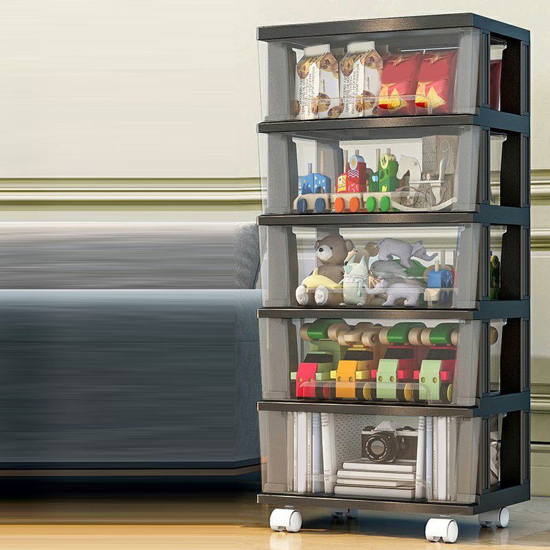 Armoire de rangement contemporaine avec des jambes armoire de garde-robe de 5 tirages