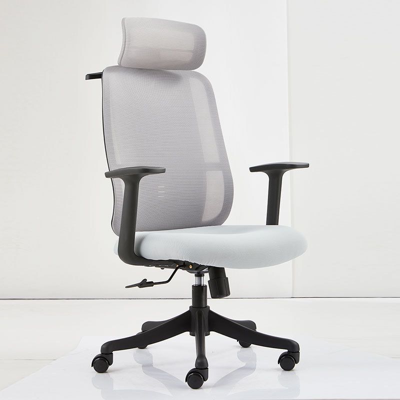 Contemporary Arm Chair Adjustable Seat Height Pillow Included Office Chair Clearhalo 'furn' 'furn_office_chair' 'Furniture' 'Office Chairs' 'Office Furniture' 'office_chair' 1200x1200_458edd50-18de-4fd4-bdb6-cd693de36bec