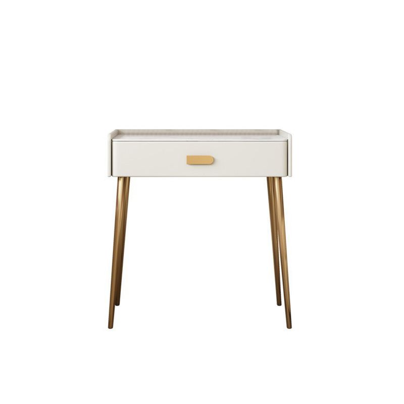 Weißer Waschtisch -Set -Stone Top -Kommode mit Lagerschubladen