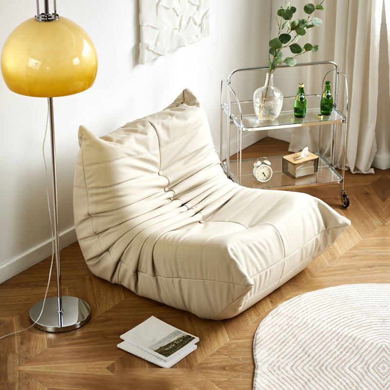 Tight Back Armless Chair Microfiber/ Suede Wear-Resistant Accent Chair