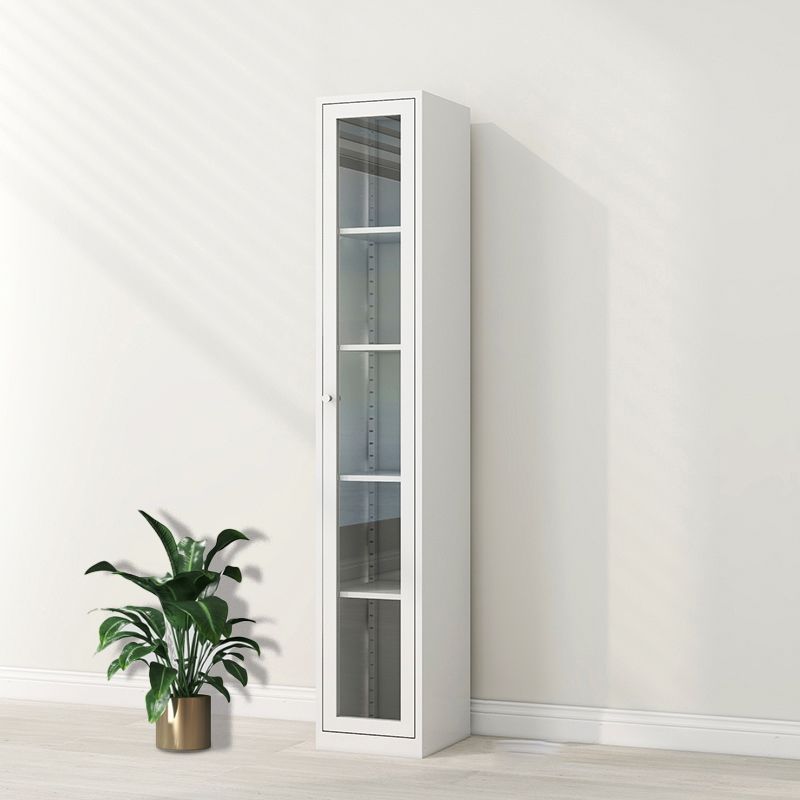 Scandinavian Style Bookcase with Door Shelf Bookcase for Home and Office Clearhalo 'Bookcases' 'furn' 'furn_bookcases' 'Furniture' 'furniture_bookcases' 'Office Furniture' 1200x1200_45933023-7549-44c6-9f87-890a629ac3d7