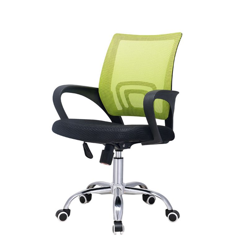 Modern Breathable AirGrid Swivel Chair Microfiber Desk Mid Back Chair Clearhalo 'furn' 'furn_office_chair' 'Furniture' 'Office Chairs' 'Office Furniture' 'office_chair' 1200x1200_4593bad6-b301-45ab-b53f-e5eed5a88cba
