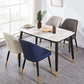 Modern Style Dining Side Chair with Metal Legs Armless Chair for Kitchen Clearhalo ' kitchen&dining_furn' 'Dining Chairs' 'Dining Tables & Seating' 'dining_chair' 'furn' 'furn_dining_chair' 'Furniture' 'furniture_dining_chair' 'Kitchen & Dining Furniture' 'kitchen' 1200x1200_4595d5d7-62af-427a-b092-8aa19b962554