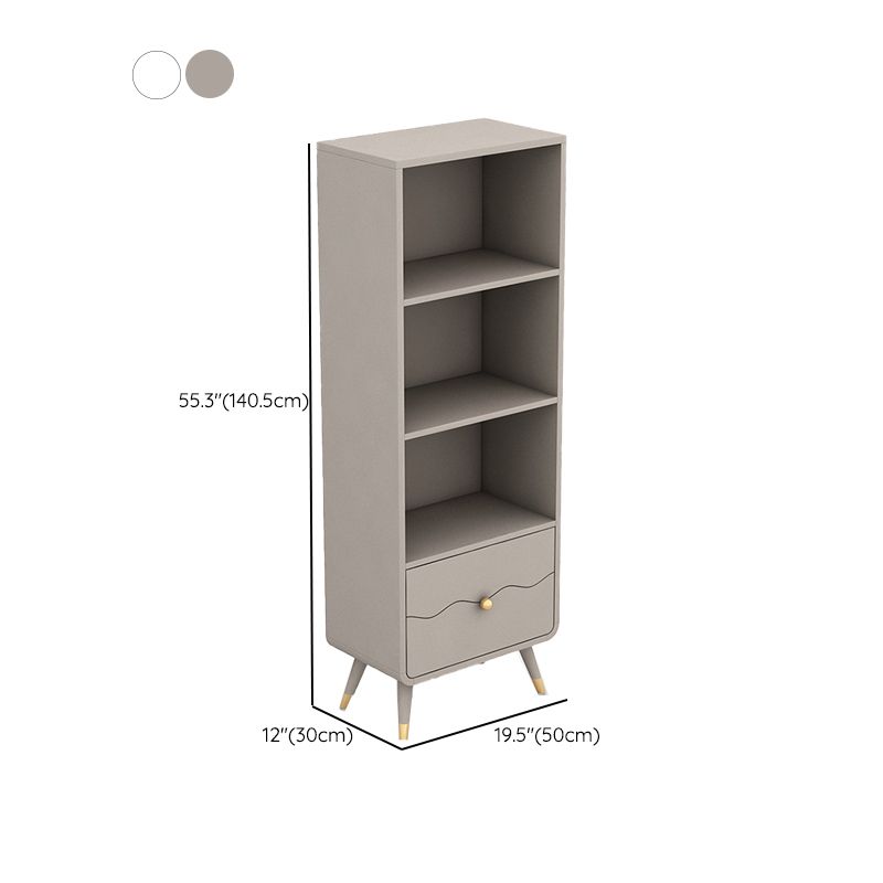 Contemporary Shelf Bookcase Wood Bookshelf with Drawer for Living Room Clearhalo 'Bookcases' 'furn' 'furn_bookcases' 'Furniture' 'Office Furniture' 1200x1200_459c7957-8f31-481f-a930-cd5212aa4424