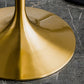 Round Two-Color Dining Table Sintered Stone Table Glam with Tulip Base Clearhalo ' dining_table' 'Dining Tables & Seating' 'Dining Tables' 'furn' 'furn_dining_table' 'Furniture' 'furniture_dining_table' 'Kitchen & Dining Furniture' 'kitchen&dining_furn' 'kitchen' 'kitchen_dining_table' 1200x1200_459d6931-eecb-4a41-b210-37ed250375b8