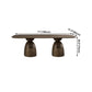 Solid Wood Dining Table in Brown for Restaurant Modern Table with Wooden Base Clearhalo ' dining_table' 'Dining Tables & Seating' 'Dining Tables' 'furn' 'furn_dining_table' 'Furniture' 'furniture_dining_table' 'Kitchen & Dining Furniture' 'kitchen&dining_furn' 'kitchen' 'kitchen_dining_table' 1200x1200_459d9fab-657a-4f60-a54d-9d0297eac906