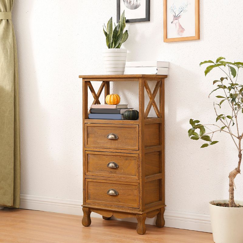 Mid-Century Modern Wood Accent Chest with Drawer Rectangle Chest Clearhalo 'Cabinets & Chests' 'cabinets_chests' 'furn' 'furn_cabinets_chests' 'Furniture' 'Living Room Furniture' 1200x1200_459e799f-61cc-4ae7-b710-20b85081d31d