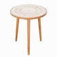 Metal / Wood 3 Legs End Table Natural/ Black Round Wood Side End Table Clearhalo 'Coffee & Accent Tables' 'End & Side Tables' 'end_side_table' 'end_side_tables' 'furn' 'furn_end_side_tables' 'Furniture' 'furniture_end_side_table' 'Living Room Furniture' 1200x1200_45a05edf-98aa-4b4c-86c0-939bc6650a01