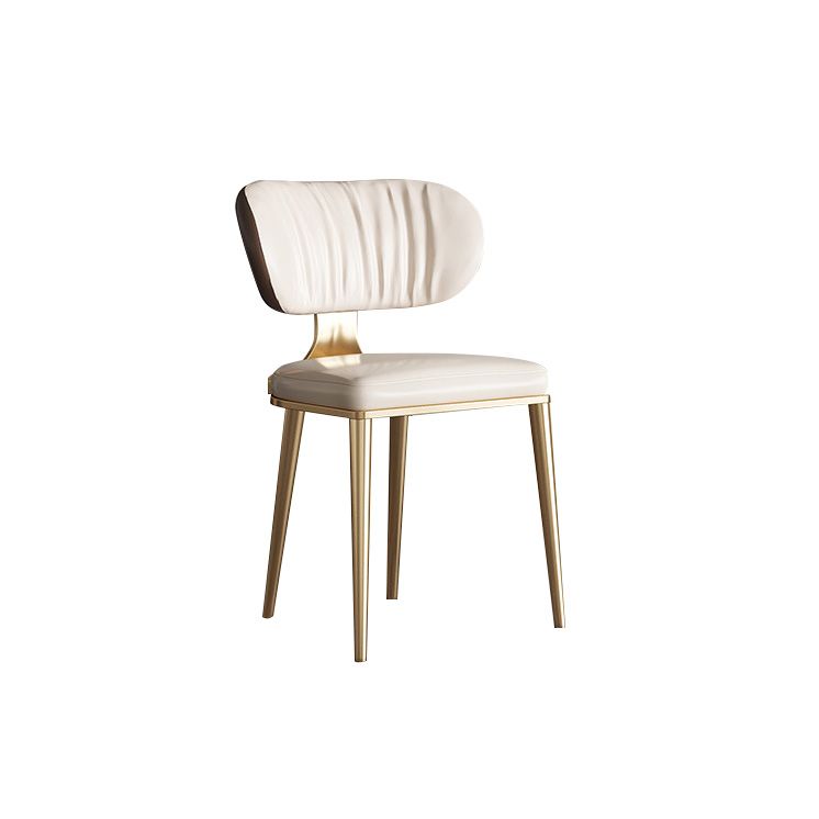 Glam Küche Esszimmerstühle gepolsterte armlose Esstühle