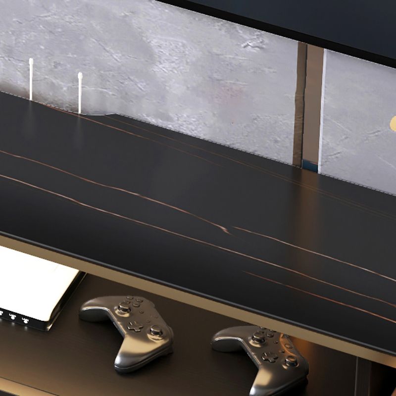 Glam Stone TV Console Wall-mounted Media Console TV Stand for Living Room Clearhalo 'furn' 'furn_tv_stands_entertainment_centers' 'Furniture' 'Living Room Furniture' 'TV Stands & Entertainment Centers' 'TV Stands & Media Storage Furniture' 'tv_stands_entertainment_centers' 1200x1200_45a2f45d-4d83-4f80-ac23-350933bc3940