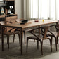 Industrial Dining Table Rectangular Table with Wooden Legs for Home Use Clearhalo 'Dining Tables & Seating' 'Dining Tables' 'dining_table' 'furn' 'furn_dining_table' 'Furniture' 'Kitchen & Dining Furniture' 1200x1200_45a37c4a-d7fb-4c61-8442-45eba08720a4