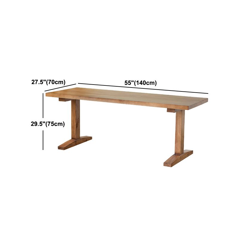 Contemporary Style Dining Table Rectangle Solid Wood Table for Home Kitchen Clearhalo 'Dining Tables & Seating' 'Dining Tables' 'dining_table' 'furn' 'furn_dining_table' 'Furniture' 'Kitchen & Dining Furniture' 1200x1200_45a46176-cd19-4c03-84d7-46e36bc89353