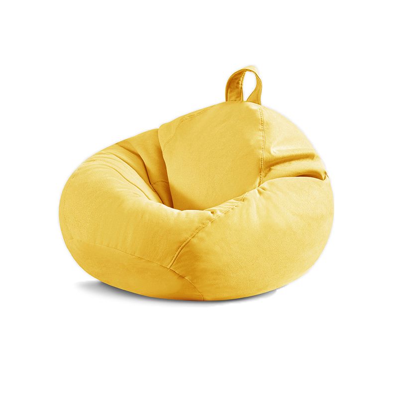 Sedia a colore solido con ottomana e cuscino sedia senza braccio per soggiorno