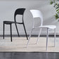 Plastic Stackable Dining Side Chairs Open Back Armless Dining Chair (Set of 4) Clearhalo ' kitchen&dining_furn' 'Dining Chairs' 'Dining Tables & Seating' 'dining_chair' 'furn' 'furn_dining_chair' 'Furniture' 'furniture_dining_chair' 'Kitchen & Dining Furniture' 'kitchen' 1200x1200_45a72ebf-6dbe-4d4a-bfe4-095c1f61d2b8