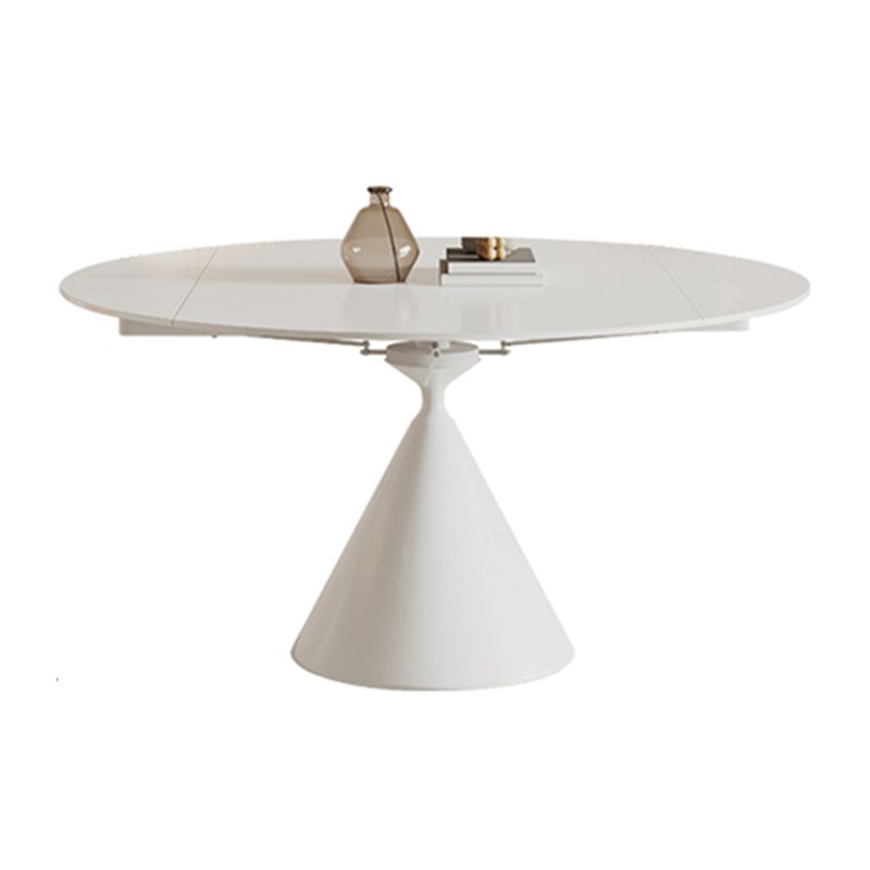 Contemporáneo 1/4/5/7 Muebles de muebles de piedra redonda colocada en blanco