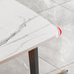 Modern Stone Rectangle Dining Table 4 Metal Legs for Dining Room Clearhalo 'Dining Tables & Seating' 'Dining Tables' 'dining_table' 'furn' 'furn_dining_table' 'Furniture' 'Kitchen & Dining Furniture' 1200x1200_45aa145c-c915-4cf4-a743-9a6afcff23bb