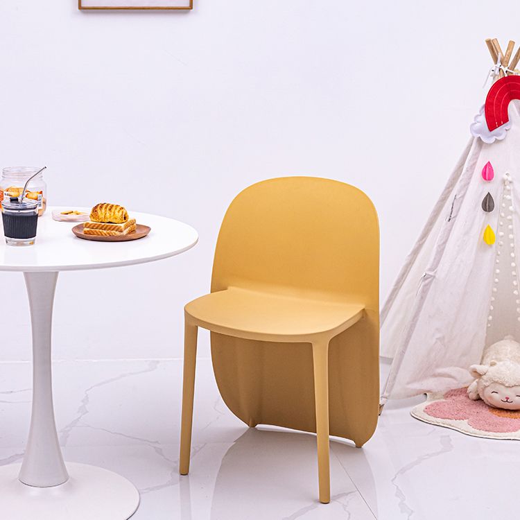 Nordic Style Plastic Dining Chair Dining Armless Side Chairs for Kitchen (Set of 2) Clearhalo ' kitchen&dining_furn' 'Dining Chairs' 'Dining Tables & Seating' 'dining_chair' 'furn' 'furn_dining_chair' 'Furniture' 'furniture_dining_chair' 'Kitchen & Dining Furniture' 'kitchen' 1200x1200_45ac3f5c-1ffe-4cf7-a892-82dc529c957b