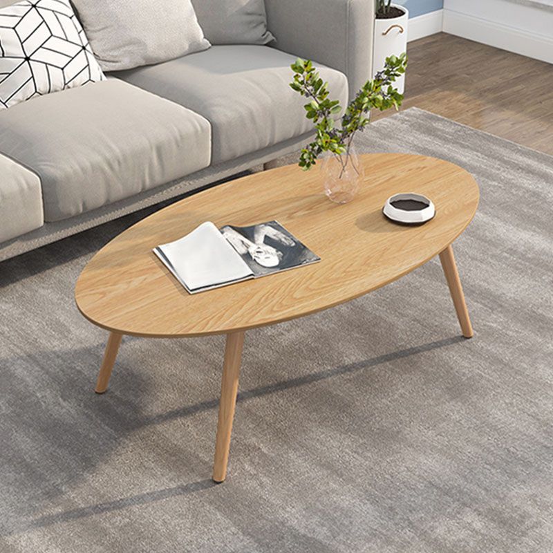 4 Legs Coffee Table Geometric Wood Cocktail Table in White and Natural Clearhalo 'Coffee & Accent Tables' 'Coffee Tables' 'coffee_tables' 'furn' 'furn_coffee_tables' 'Furniture' 'furniture_coffee_tables' 'Living Room Furniture' 1200x1200_45b1009d-210a-4fab-81d7-ce60ee1ddbfc