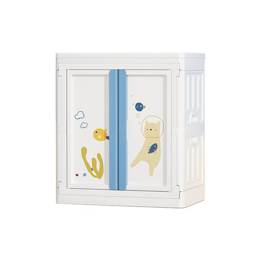 Plastic Bedroom Storage Cabinet Contemporary Hinged Door Cabinet