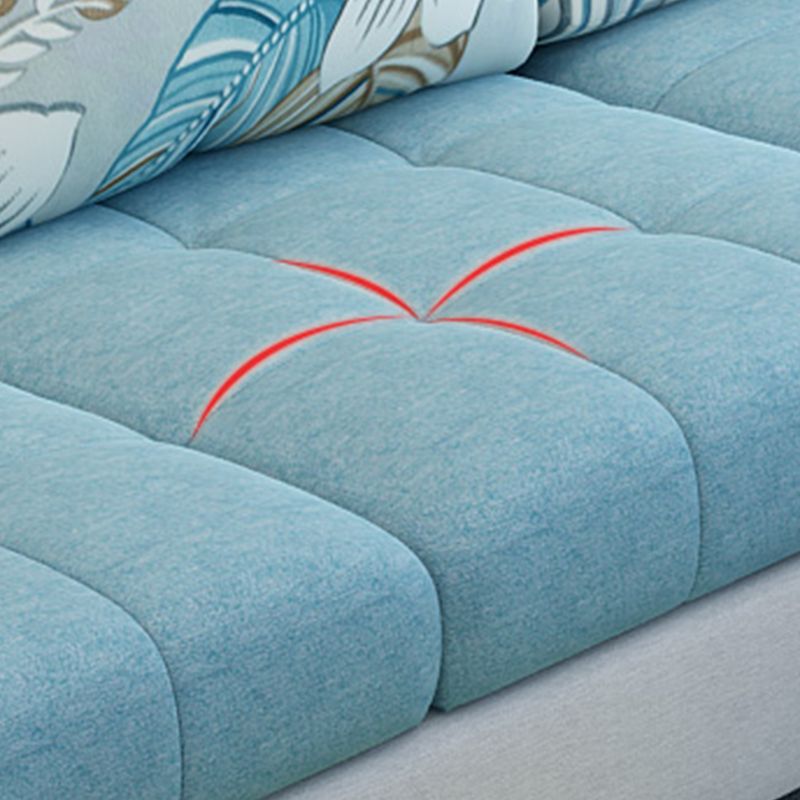 Modern Scooped Arm Sectional 106.3"L x 57"W x 35.43"H High Back Sofa with Storage Clearhalo 'furn' 'furn_sectionals' 'Furniture' 'furniture_sectionals' 'kitchen' 'kitchen_sectionals' 'Living Room Furniture' 'Sectionals' 1200x1200_45b565e2-dceb-40c9-a691-e45e6a5473ee