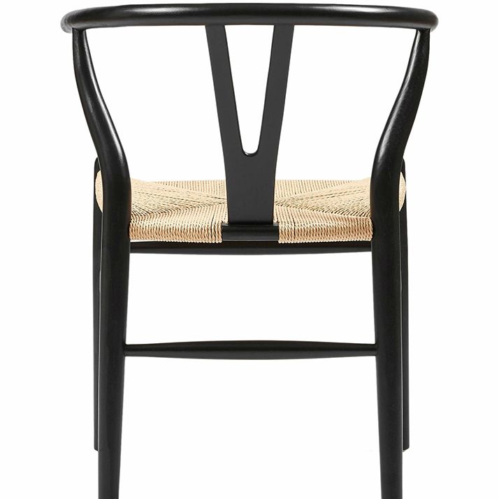 Modern Style Side Chair Low Back Solid Wood Dining Chair for Home
