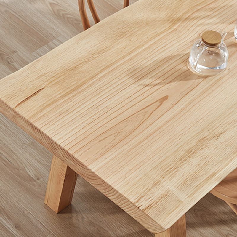 Modern 1/2/4/5 Pieces Dining Set Solid Wood Dining Table Set with Wooden Chairs Clearhalo 'Dining Room Sets' 'Dining Tables & Seating' 'dining_room_set' 'furn' 'furn_dining_room_set' 'Furniture' 'furniture_dining_room_set' 'Kitchen & Dining Furniture' 'kitchen&dining_furn' 'kitchen' 1200x1200_45b82205-42e4-49b8-82c0-e77bac88635d