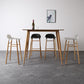 Modern Counter Bar Stool Armless Plastic Indoor Bar Stool with Footrest and Wood Base Clearhalo 'Bar Furniture' 'Bar Stools' 'bar_stools' 'furn' 'furn_bar_stools' 'furniture_bar_stools' 'Kitchen & Dining Furniture' 'kitchen&dining_furn' 'kitchen' 'kitchen_furn' Furniture' 1200x1200_45b88b98-d576-4ea1-8145-34465c87ec50