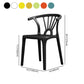 Matte Finish Contemporary Home Side Chair Plastic Slat Back Dining Chair Clearhalo ' kitchen&dining_furn' 'Dining Chairs' 'Dining Tables & Seating' 'dining_chair' 'furn' 'furn_dining_chair' 'Furniture' 'furniture_dining_chair' 'Kitchen & Dining Furniture' 'kitchen' 1200x1200_45b8da2b-6cc2-4633-9586-fa47501a0991