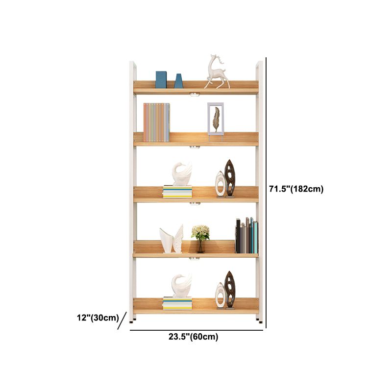 Modern Engineered Wood Bookshelf Etagere Open Shelf Vertical Bookcase Clearhalo 'Bookcases' 'furn' 'furn_bookcases' 'Furniture' 'Office Furniture' 1200x1200_45bae216-c2e8-425a-af70-3d4f964ff8cf