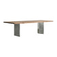 Rectangle Shape Glam Dining Table Double Pedestal Table with Solid Wood Clearhalo ' dining_table' 'Dining Tables & Seating' 'Dining Tables' 'furn' 'furn_dining_table' 'Furniture' 'furniture_dining_table' 'Kitchen & Dining Furniture' 'kitchen&dining_furn' 'kitchen' 'kitchen_dining_table' 1200x1200_45bb89cc-0fc7-4860-9d62-b0505d2b393d