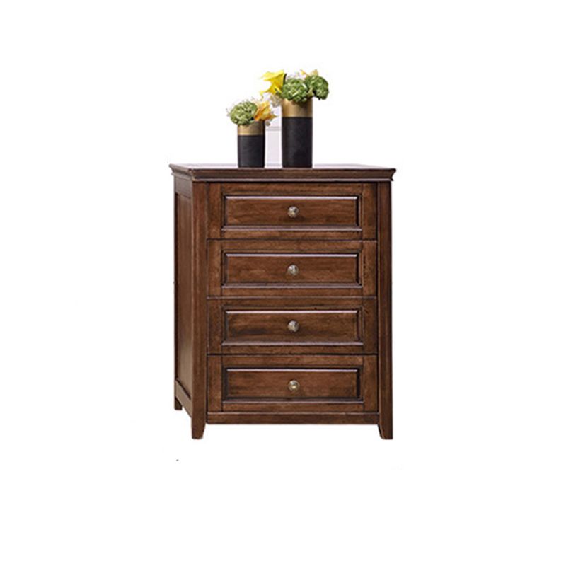 Mid-Century Modern Solid Wood Accent Chest with Drawers in Brown Clearhalo 'Cabinets & Chests' 'cabinets_chests' 'furn' 'furn_cabinets_chests' 'Furniture' 'Living Room Furniture' 1200x1200_45bccd94-dc51-4975-9967-5e4469b5702e